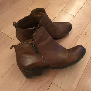 Lucky Brand Leather Booties